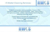 R Waller Cleaning Services 355920 Image 0